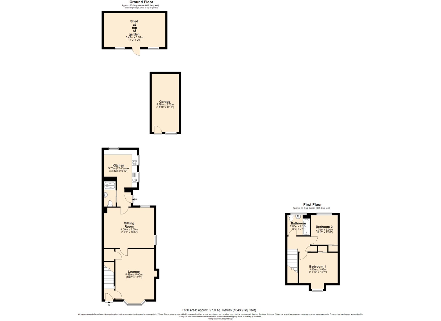 Floorplans For West End, , Kinglassie, KY5 0XG