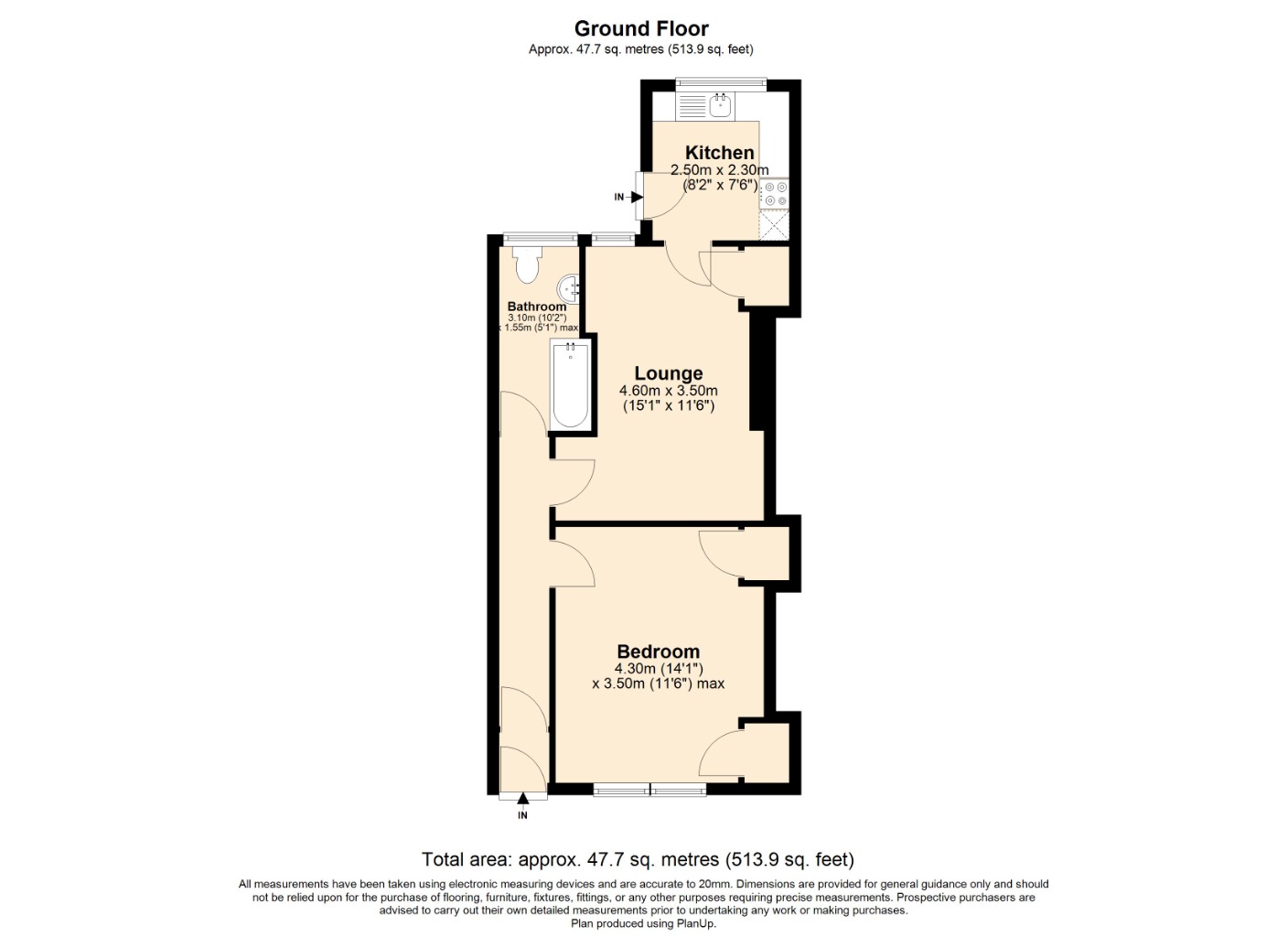 Floorplans For Viceroy Street, Kirkcaldy, Kirkcaldy, KY2 5HU