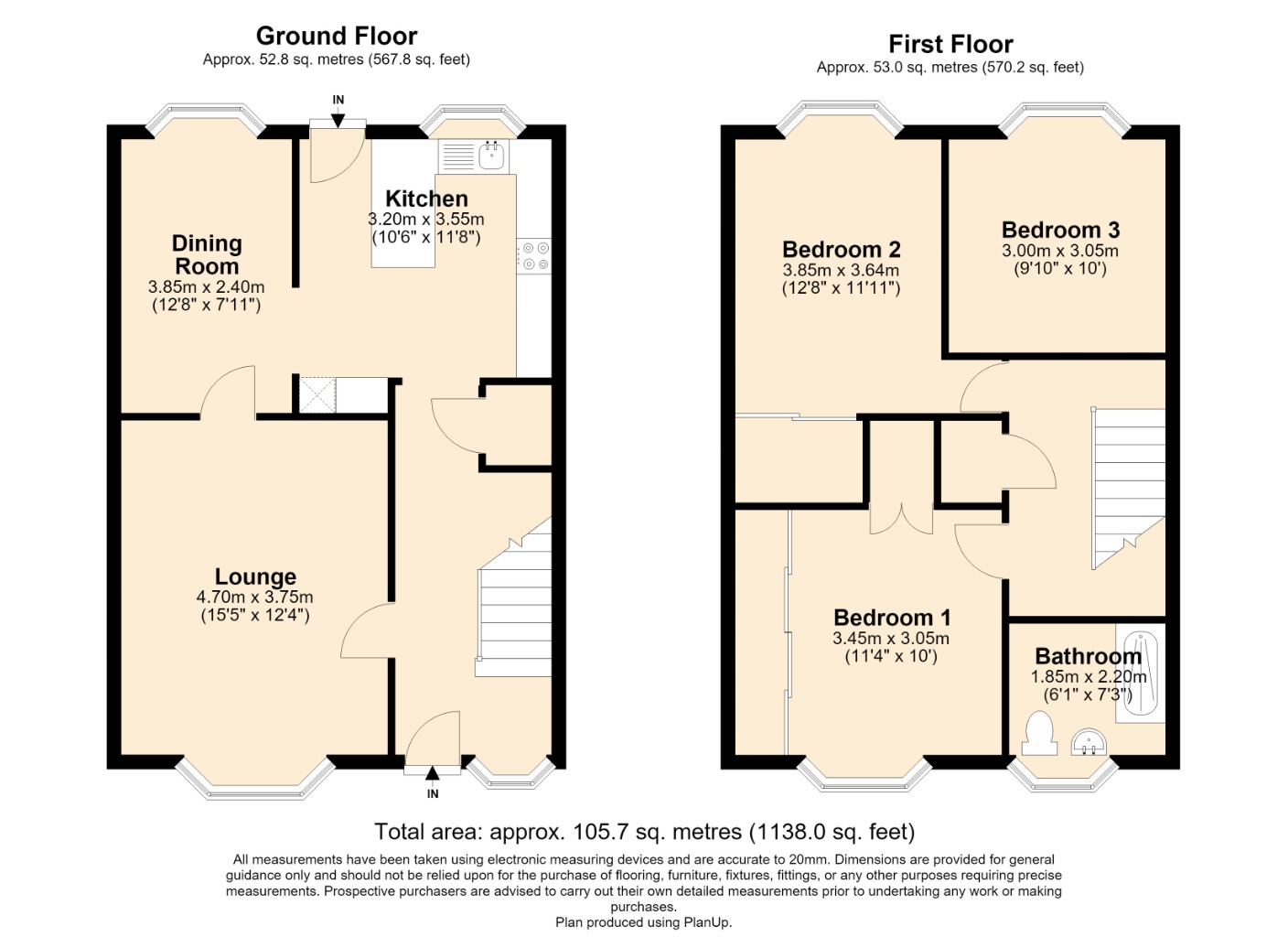 Floorplans For Maria Street, Kirkcaldy, Kirkcaldy, KY11BP