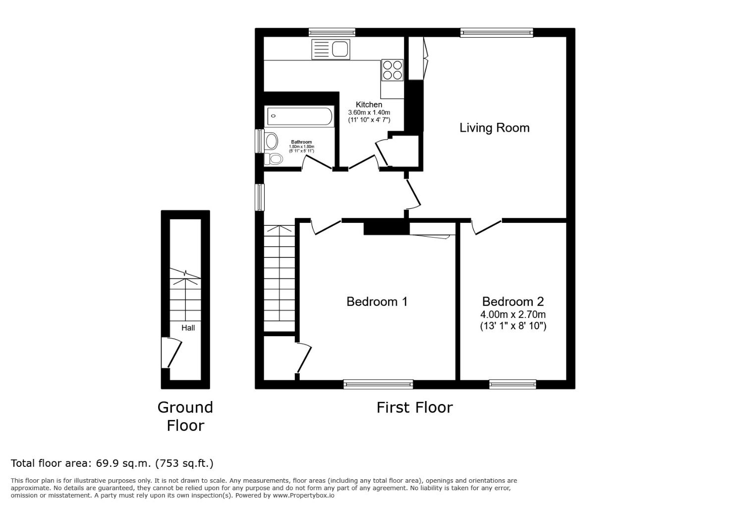 Floorplans For Beatty Crescent, Kirkcaldy, Kirkcaldy, KY1 2HY