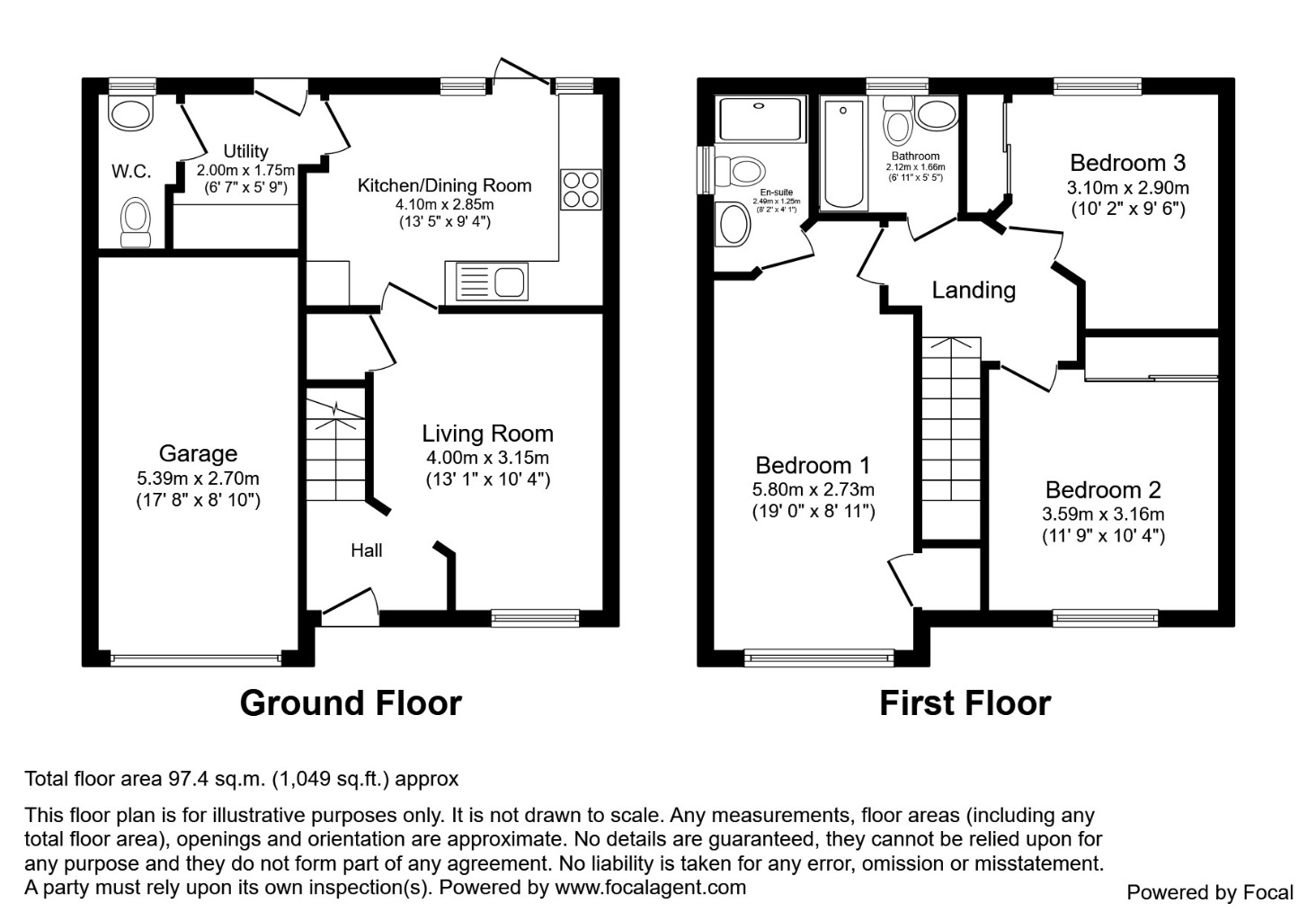 Floorplans For Boreland Avenue, Kirkcaldy, Kirkcaldy, KY1 2DF