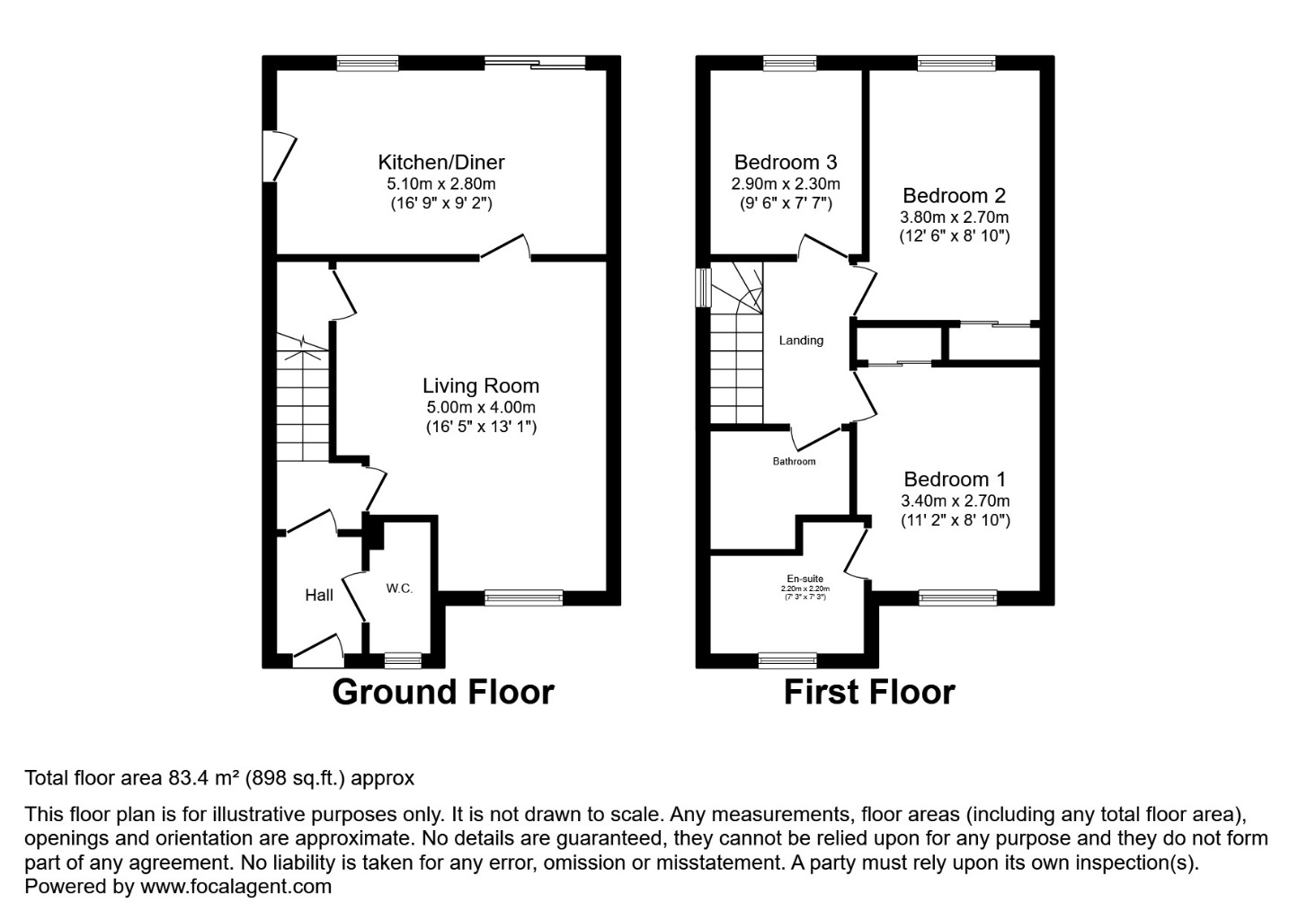 Floorplans For Cameron Drive, , Kirkcaldy, KY1 3AH