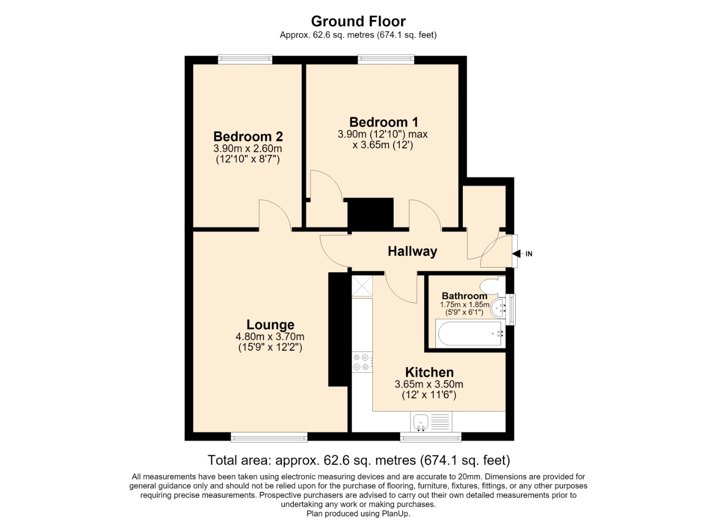 Floorplans For Strathmore Street, , Burntisland, KY3 9UX
