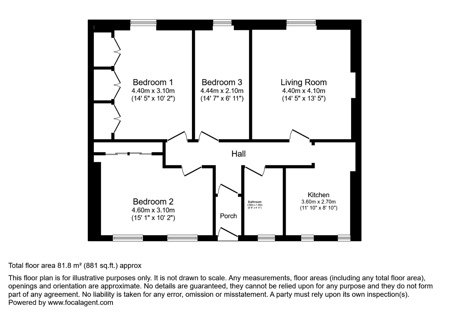 Floorplans For Rosabelle Street, , Kirkcaldy, KY1 3DP