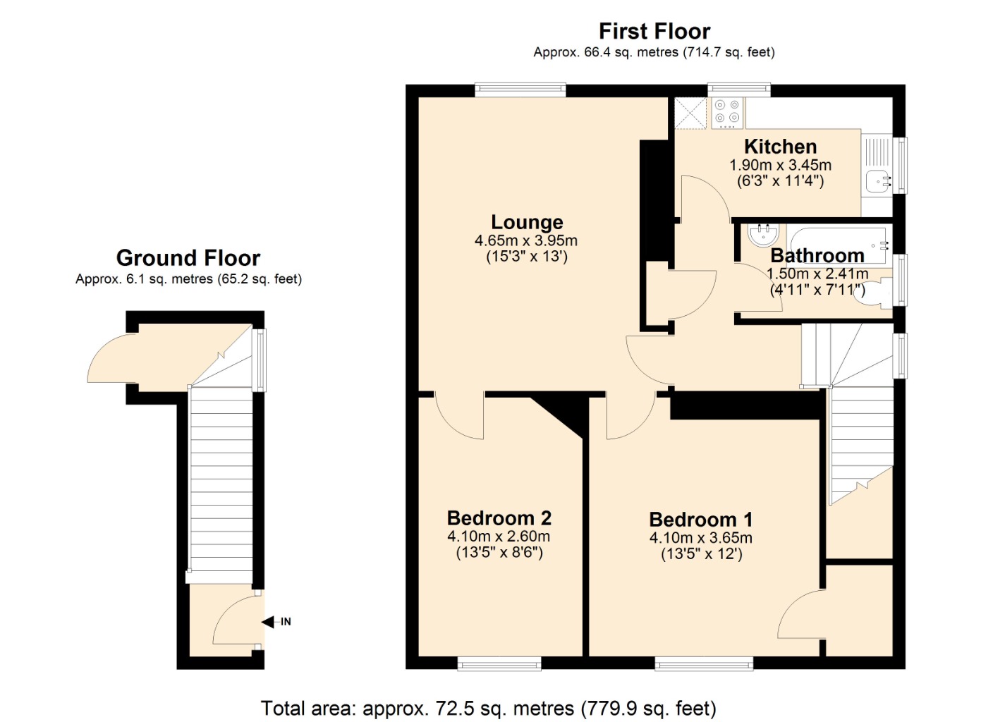 Floorplans For Mina Crescent, , Kinglassie, KY5 0XT