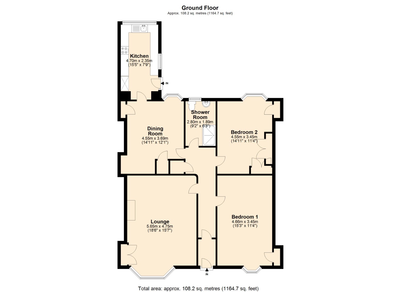 Floorplans For Loughborough Road, , Kirkcaldy, KY1 3DA