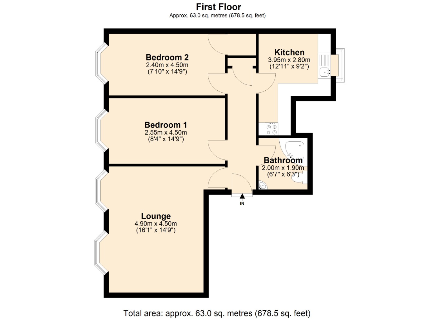 Floorplans For High Street, , Kirkcaldy, KY1 1JL