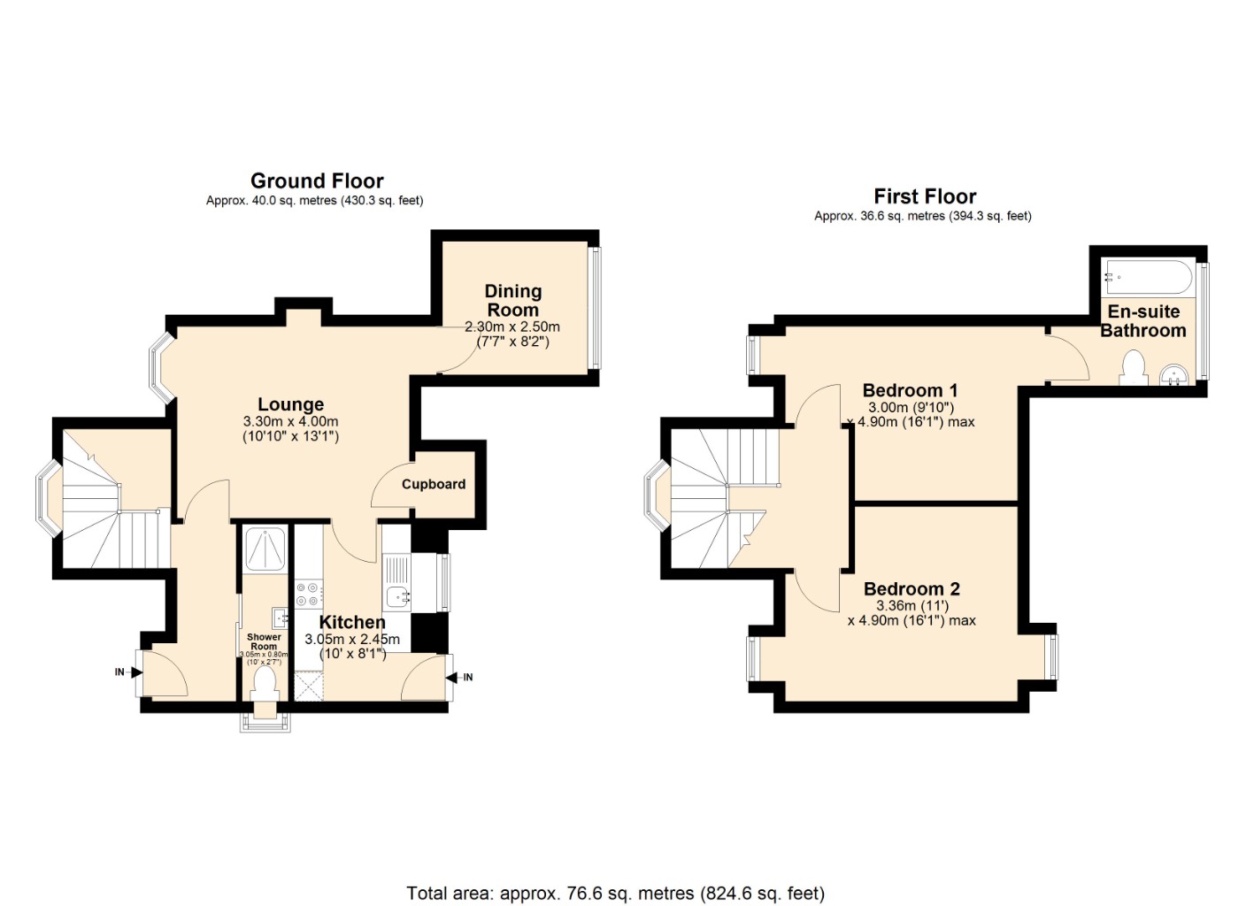 Floorplans For Greenside, , Leslie, KY6 3DF