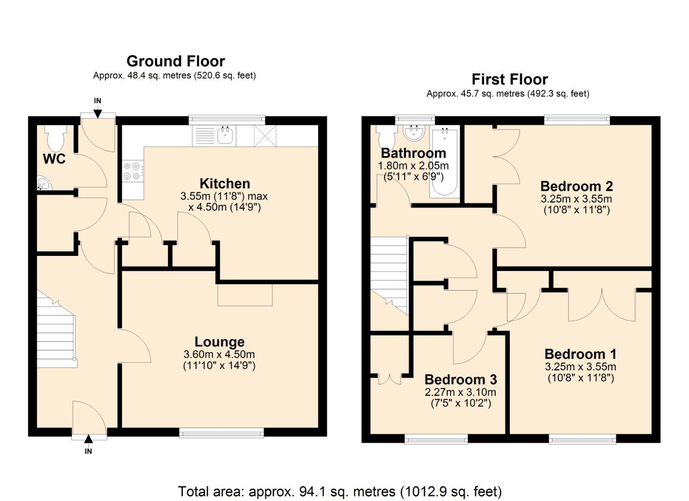Floorplans For Main Street , , West Wemyss, KY1 4SP