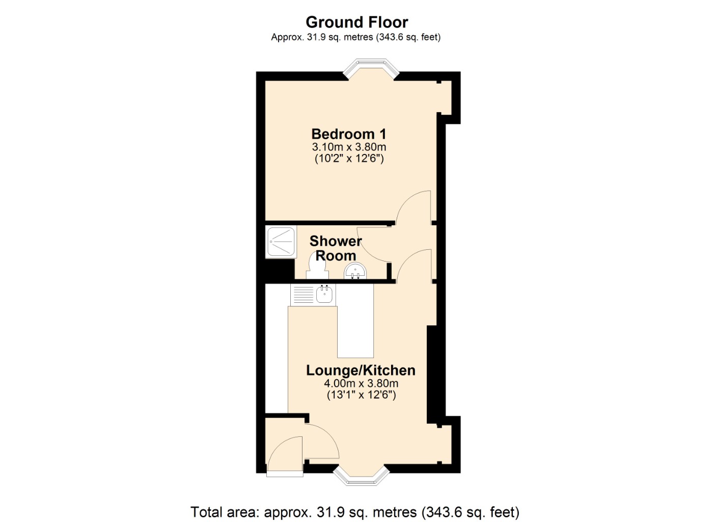 Floorplans For Salisbury Street, , Kirkcaldy, KY2 5HP