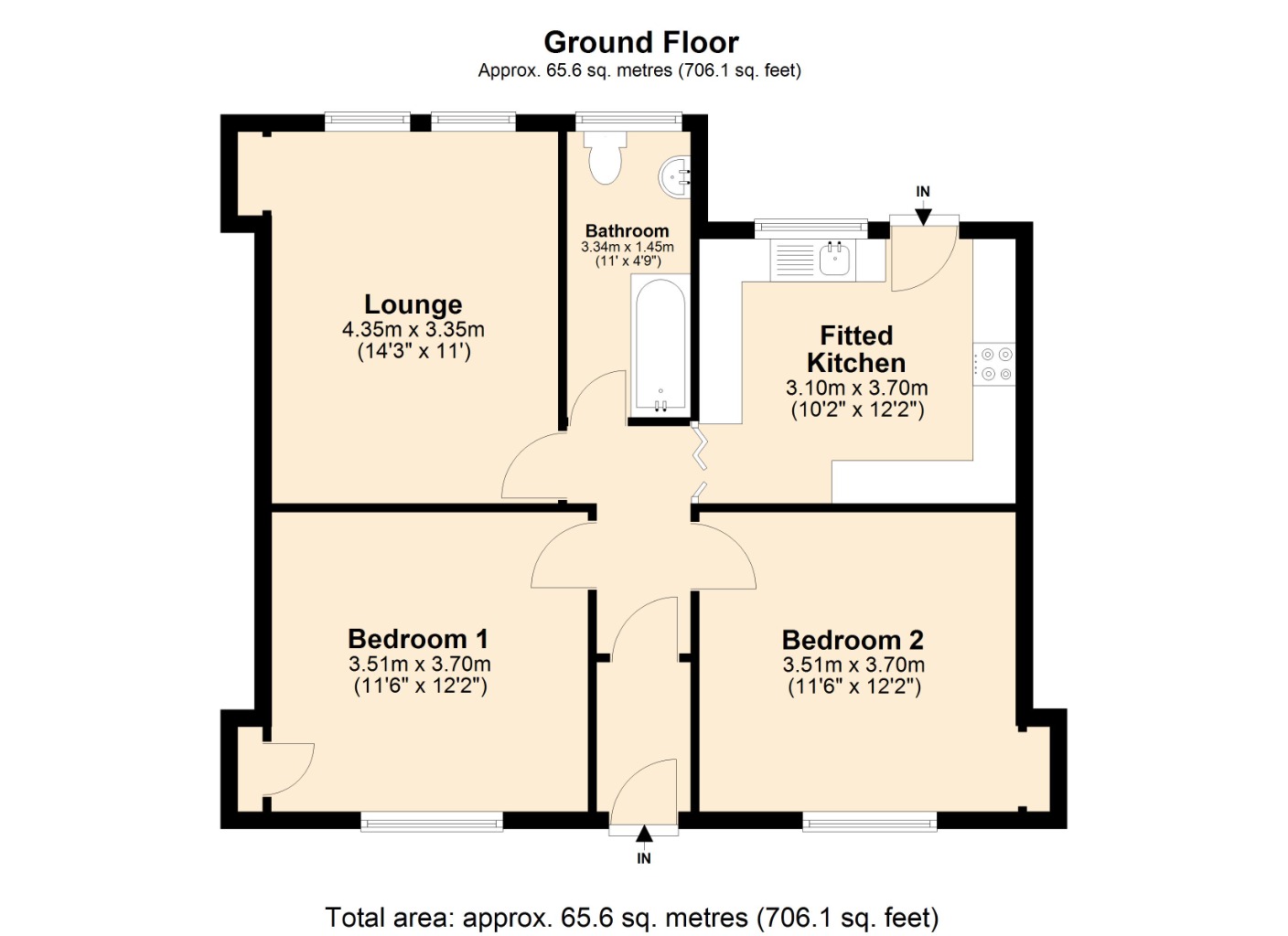 Floorplans For South Row, , Coaltown of Wemyss, KY1 4LU