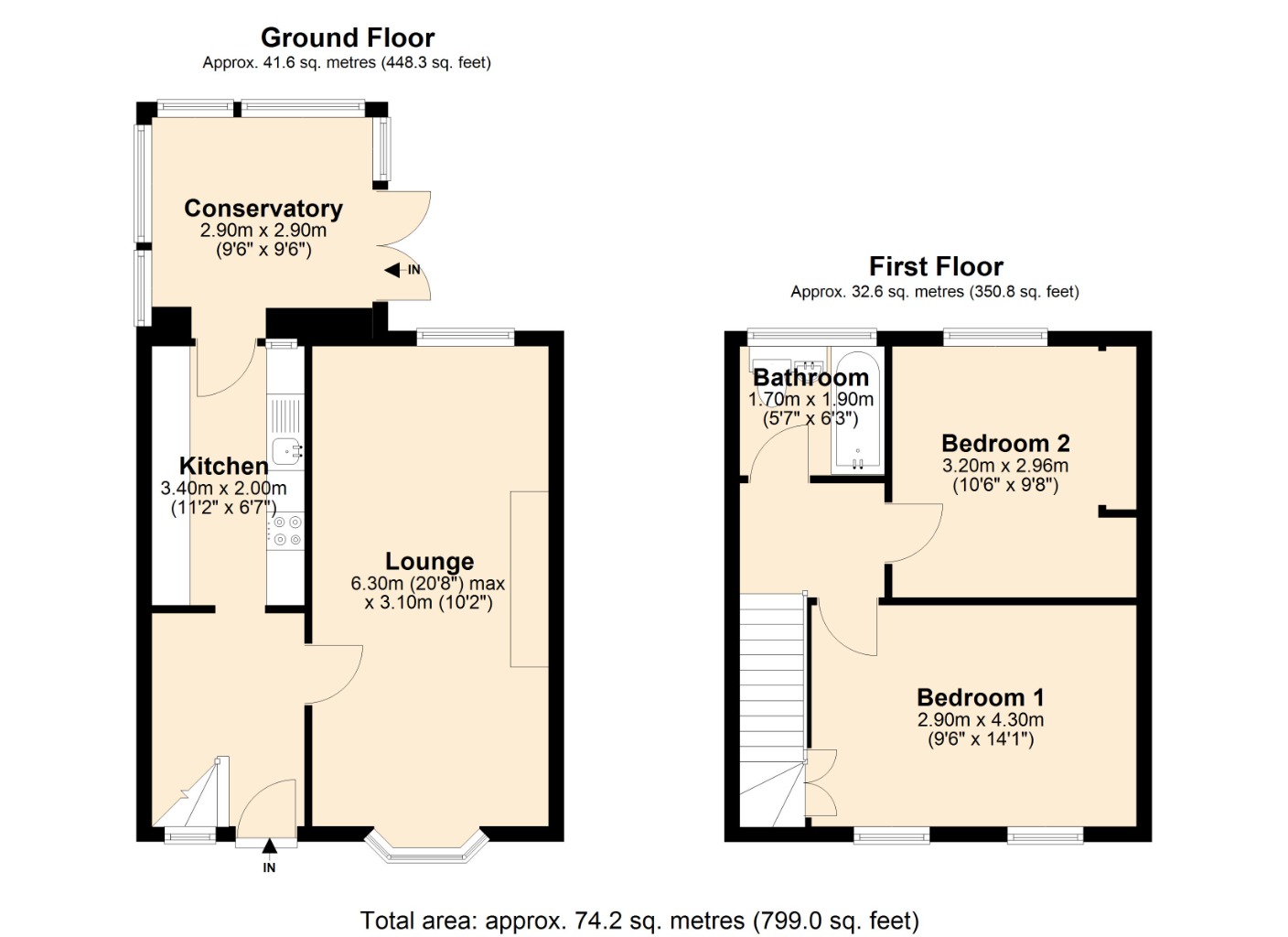 Floorplans For Cawdor Crescent, Kirkcaldy, Kirkcaldy, KY2 6LJ