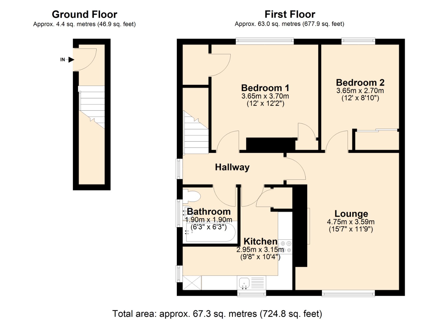 Floorplans For Macindoe Crescent, , Kirkcaldy, KY1 2JQ