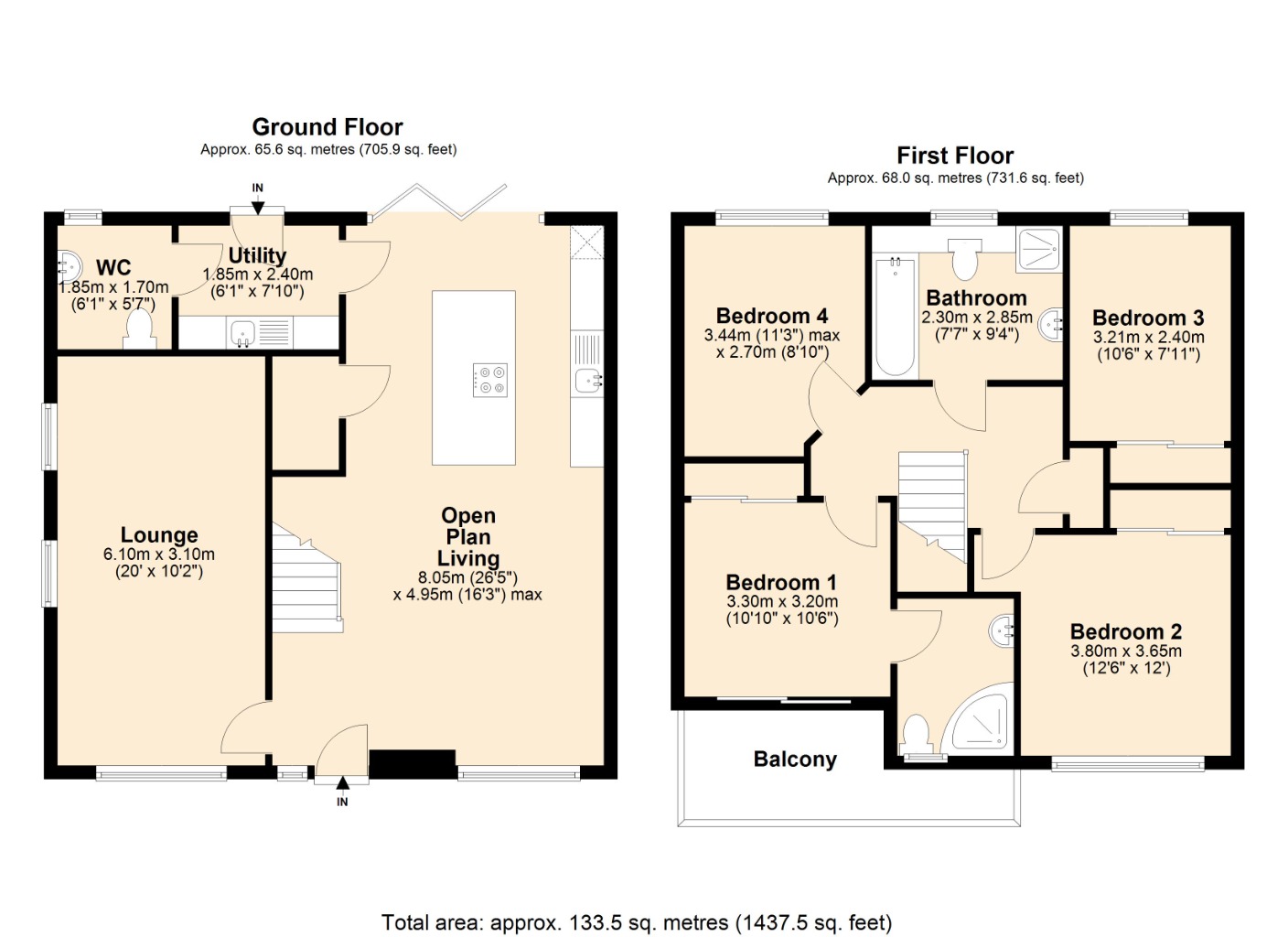 Floorplans For Forth Park Crescent, Kirkcaldy, Kirkcaldy, KY2 5AB