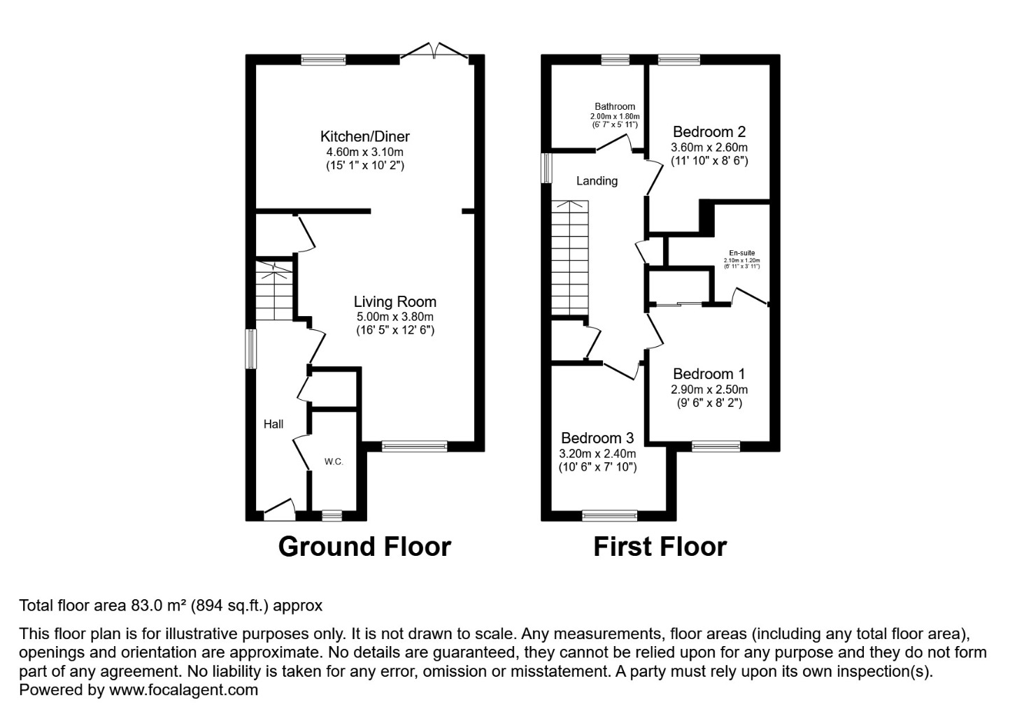 Floorplans For Birch Avenue, , Kinghorn, KY3 9YN