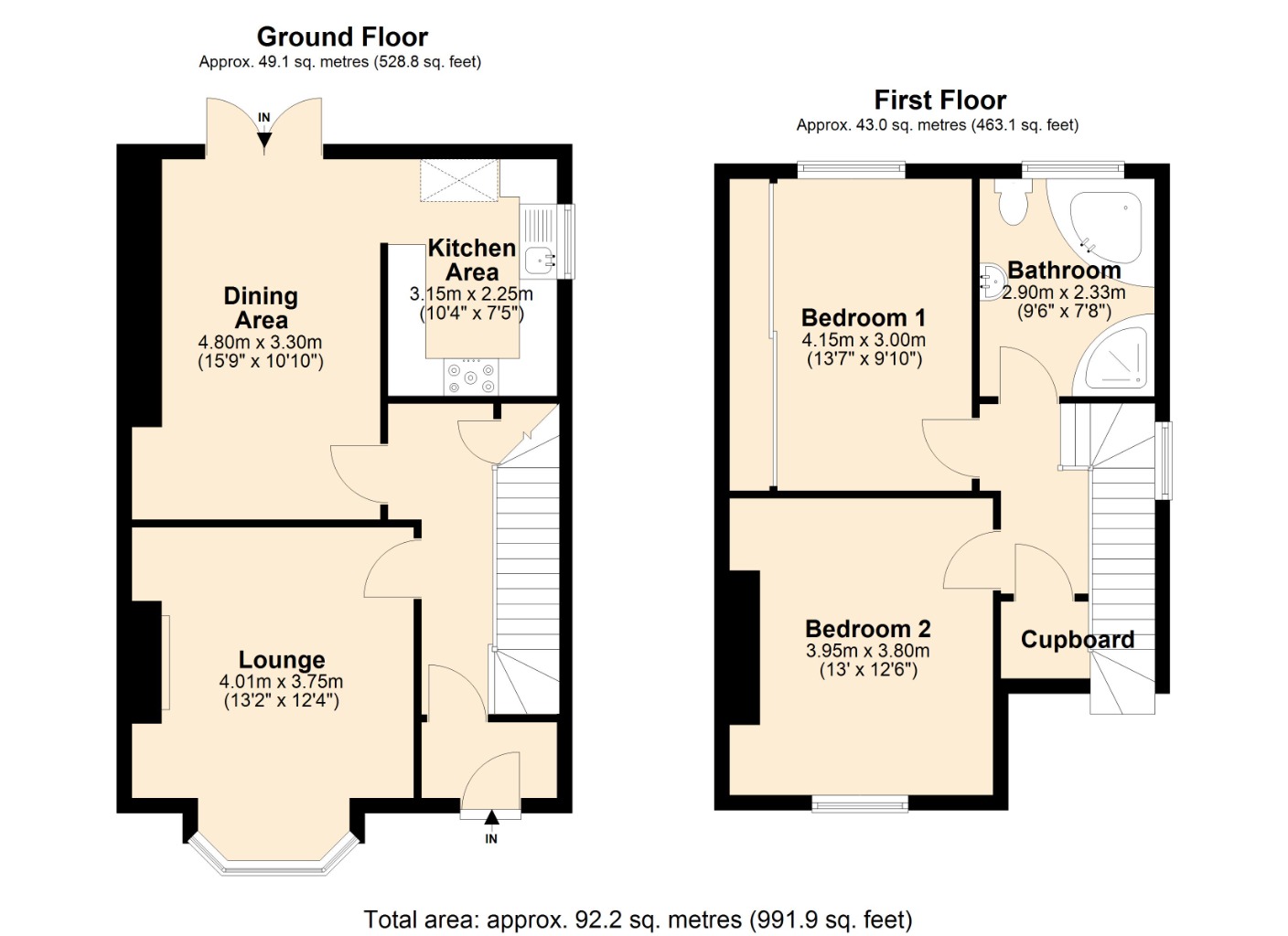 Floorplans For Hayfield Road, Kirkcaldy, Kirkcaldy, KY2 5DG