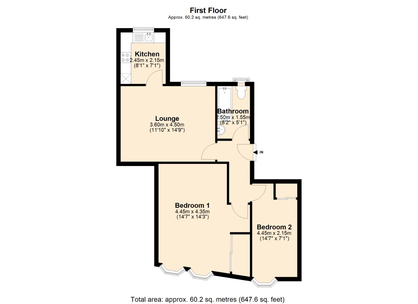 Floorplans For Balsusney Road, Kirkcaldy, Kirkcaldy, KY2 5LH