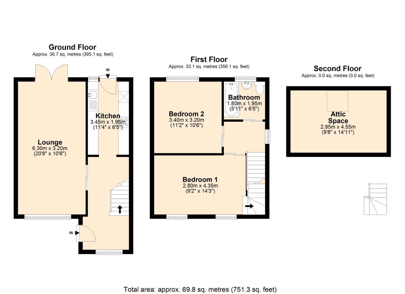 Floorplans For Cawdor Crescent, Kirkcaldy, Kirkcaldy, KY2 6LJ