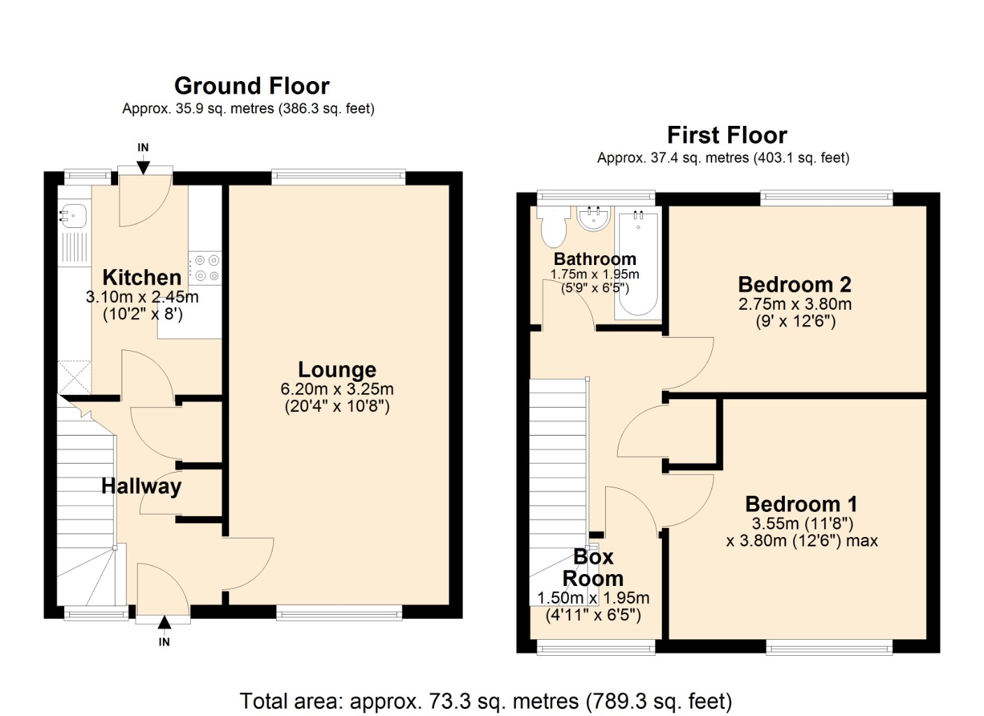 Floorplans For Balgreggie Road, , Cardenden, KY5 0NF