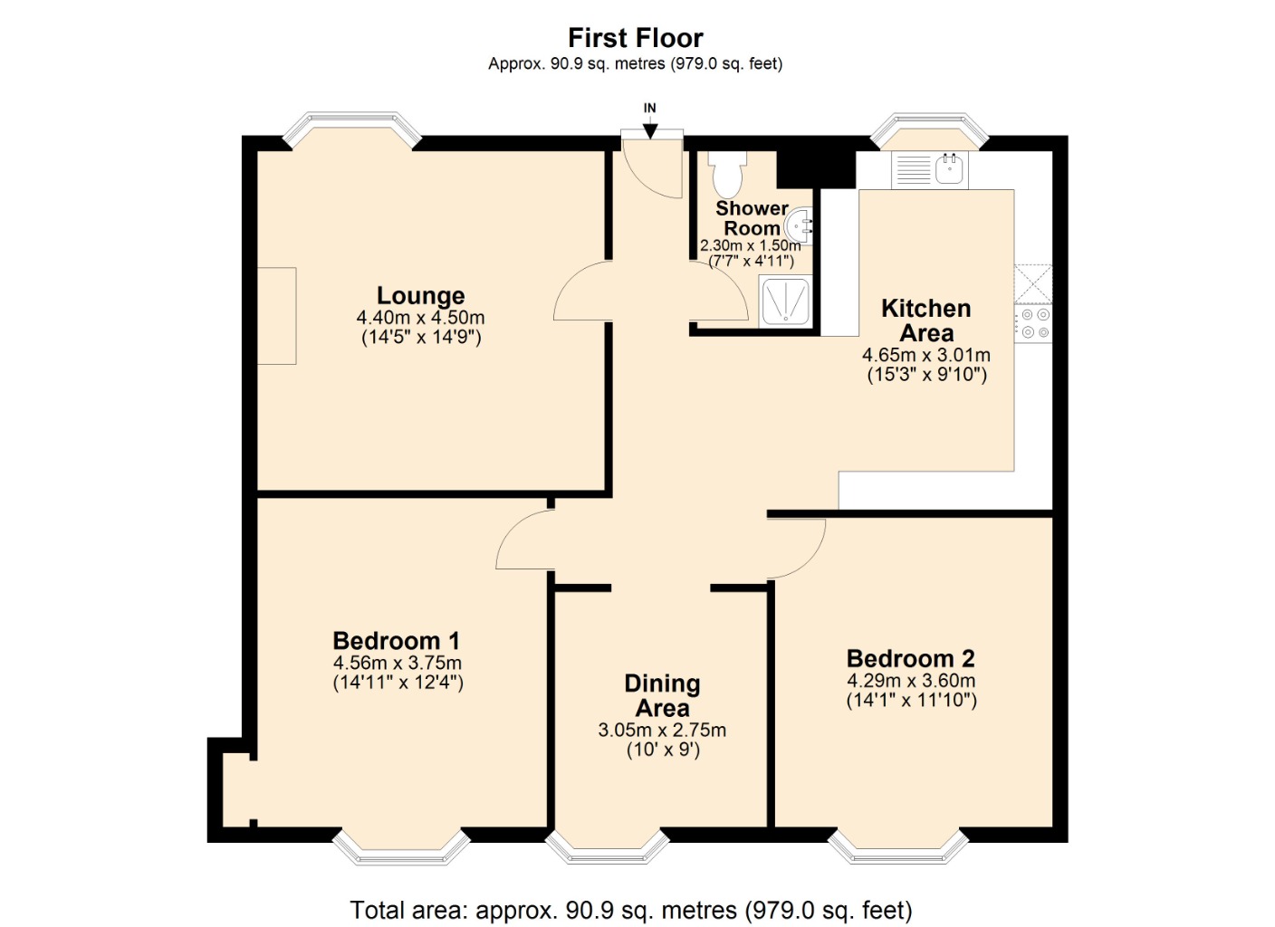 Floorplans For Balsusney Road, Kirkcaldy, Kirkcaldy, KY2 5LG