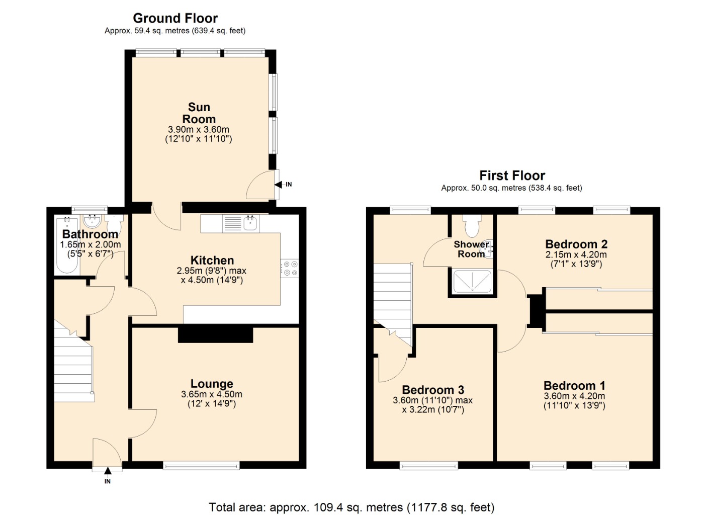 Floorplans For Carnethy Crescent, , Kirkcaldy, KY2 6BG