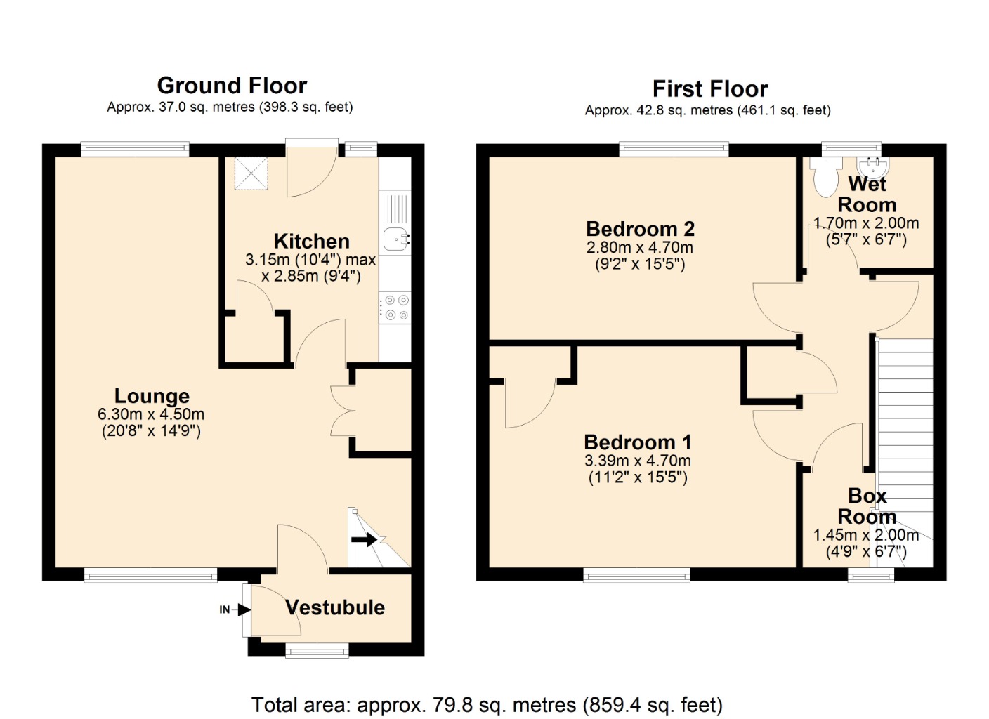 Floorplans For William Street , Kirkcaldy, East Wemyss, KY1 4PQ