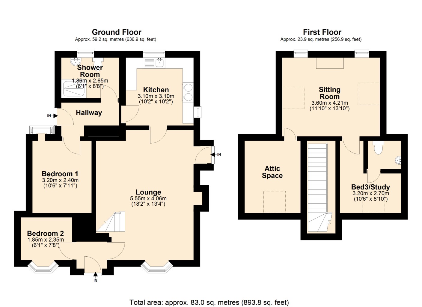 Floorplans For High Street, , Leslie, KY6 3DQ