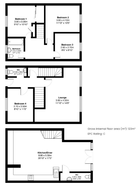 Floorplans For Orrock Drive, , Burntisland, KY3 9HR