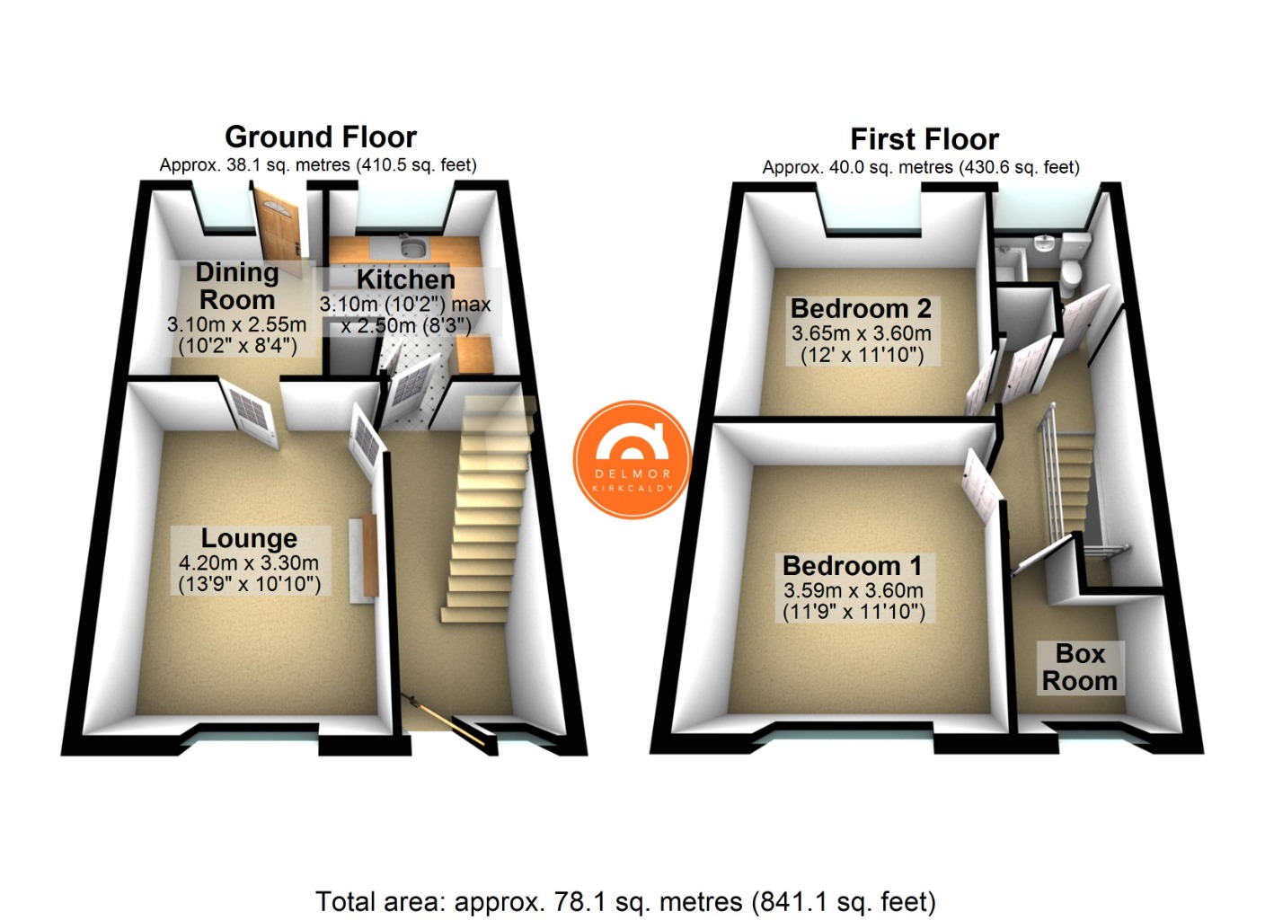 Floorplans For Orebank Terrace, , Thornton, KY1 4EG
