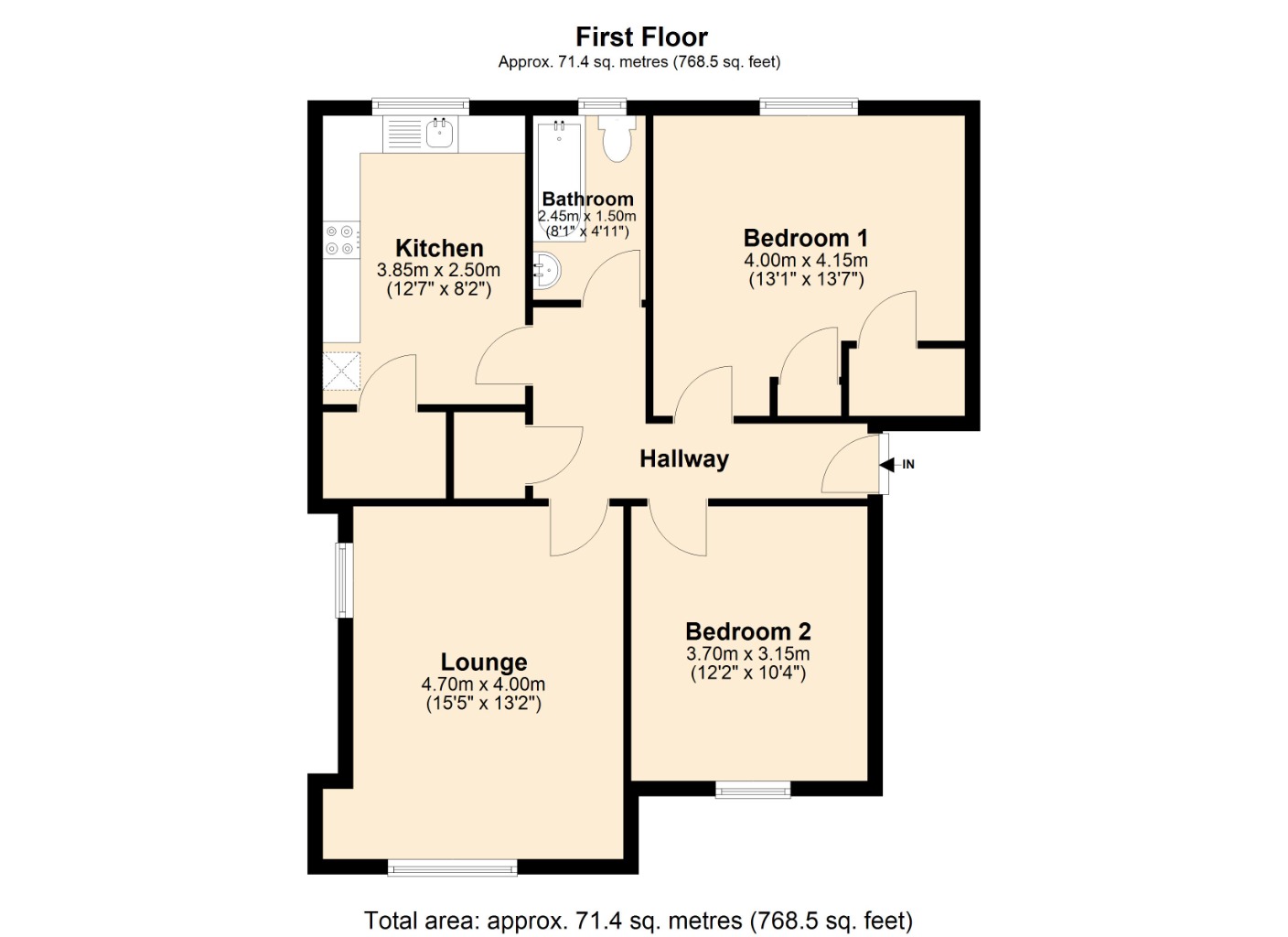 Floorplans For Winifred Crescent, , Kirkcaldy, KY2 5SX