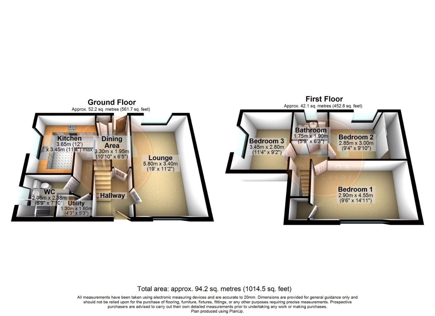 Floorplans For Wemysshaven Gardens, Kirkcaldy, East Wemyss, KY1 4PR
